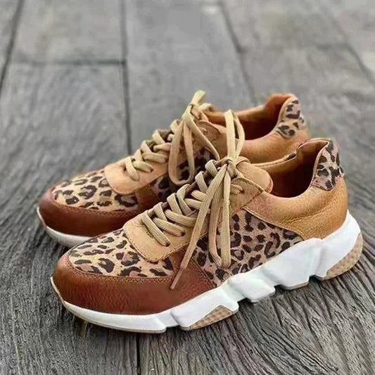 Baskets femme mode chunky imprimé tendance - BerlinGlamour