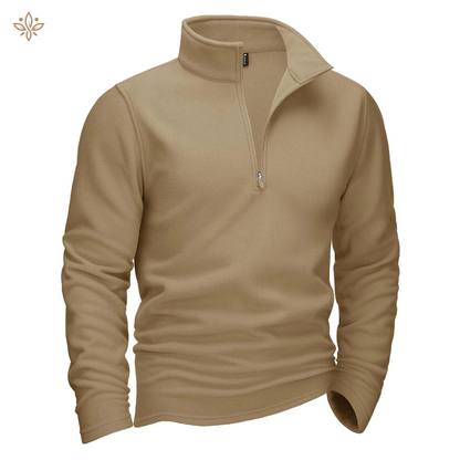 Pull Polaire Noir Homme Décontracté