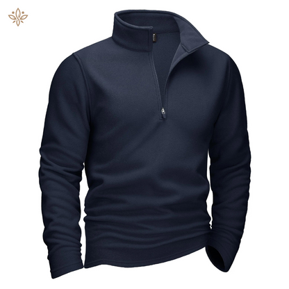 Pull Polaire Noir Homme Décontracté