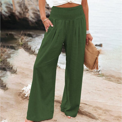 Pantalon Femme Grande Taille Gris Clair Confortable