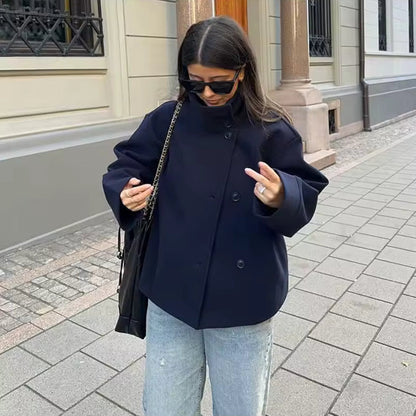 Manteau Femme Hiver à Fermeture Éclair Doublé - PanierRoyale