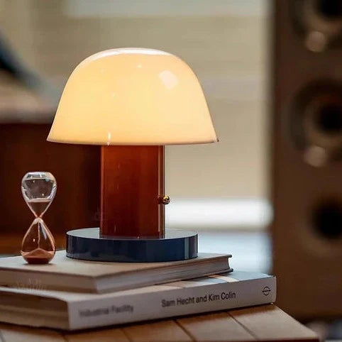 ChampiLumi™ – Lampe de Table Rechargeable Écologique avec Éclairage Doux