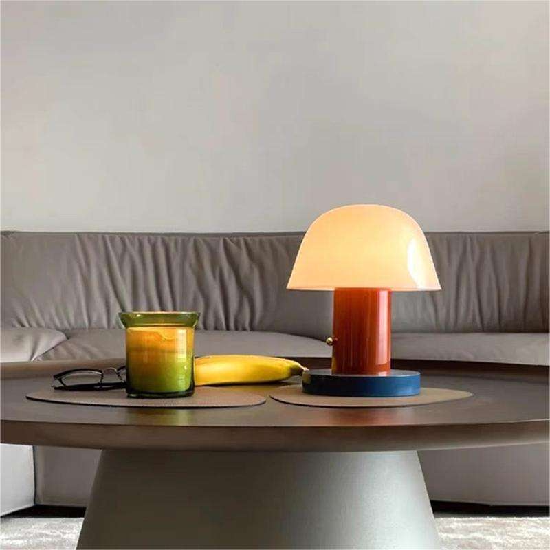 ChampiLumi™ – Lampe de Table Rechargeable Écologique avec Éclairage Doux