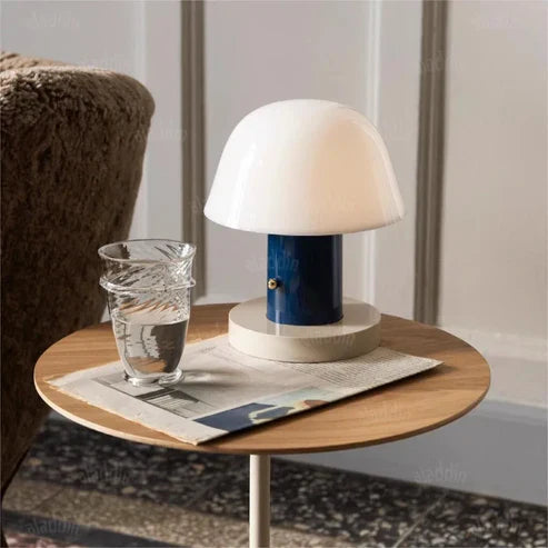 ChampiLumi™ – Lampe de Table Rechargeable Écologique avec Éclairage Doux