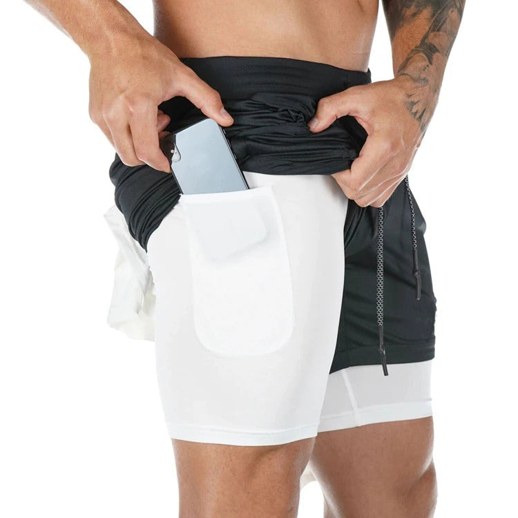 Shorts homme multidirectionnel sportif
