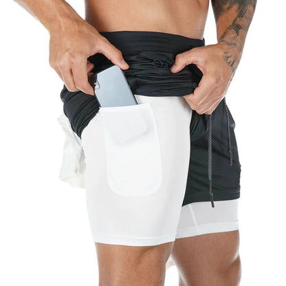 Shorts homme multidirectionnel sportif