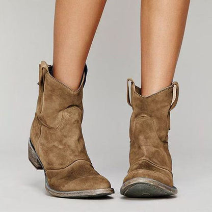 Bottes Femme Cuir Doux et Élégantes pour Femme