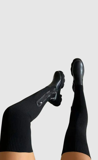 Bottes Femmes Chaude et Élégante pour Hiver en Suède