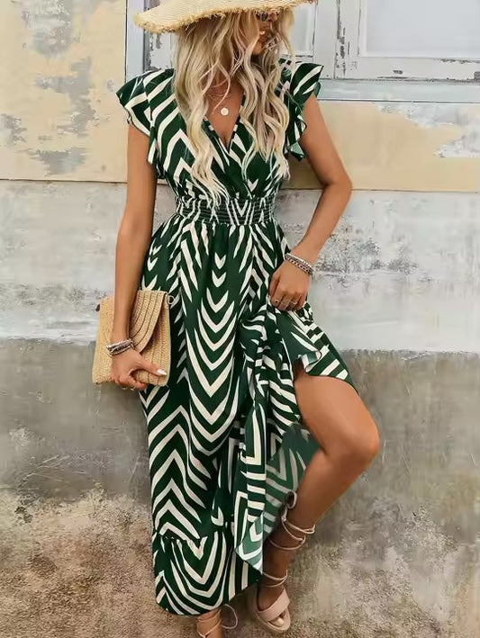 Charmeva™ – Robe Longue Bohème Chic Fluide et Légère Été