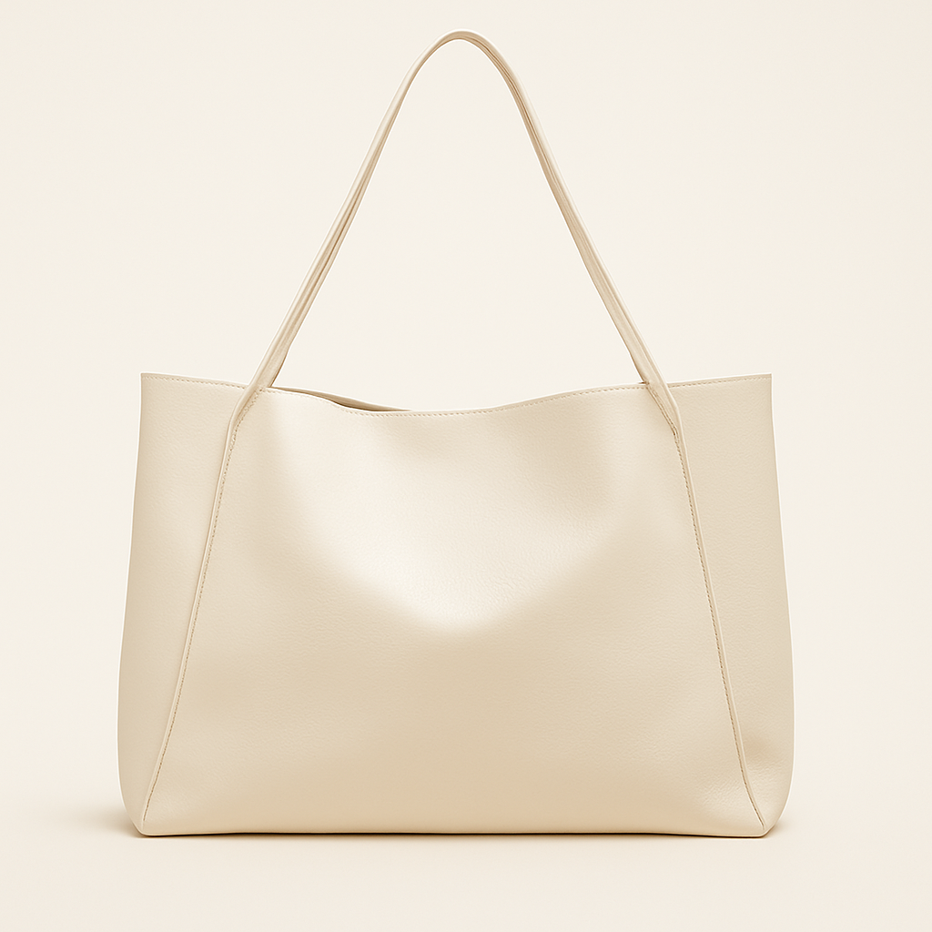 Sac à Main en Cuir Foncé Élégant pour Femme
