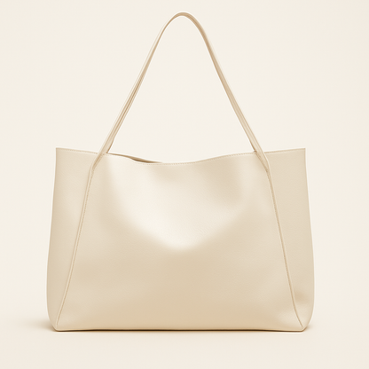 Sac à Main en Cuir Foncé Élégant pour Femme