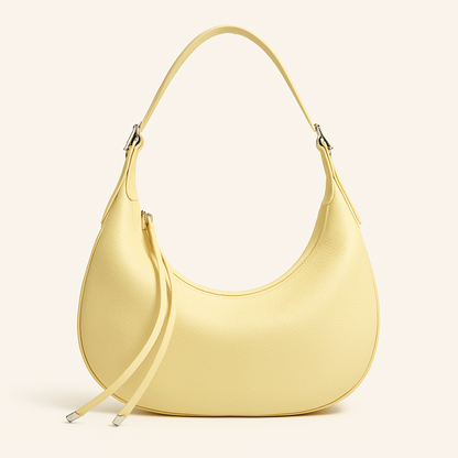 Sac à Main Féminin en Cuir Texturé avec Poignée Réglable - PanierRoyale