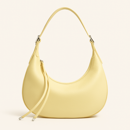 Sac à Main Féminin en Cuir Texturé avec Poignée Réglable - PanierRoyale