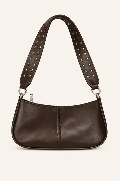 Sac à Main Femme Élégant en Cuir Synthétique avec Fermeture Métallique