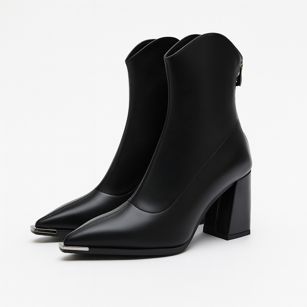 Bottines Femme Printemps Talon Pointu Élégantes
