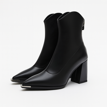 Bottines Femme Printemps Talon Pointu Élégantes