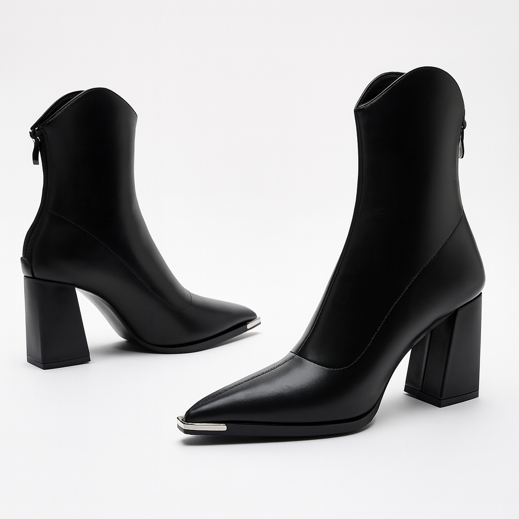 Bottines Femme Printemps Talon Pointu Élégantes