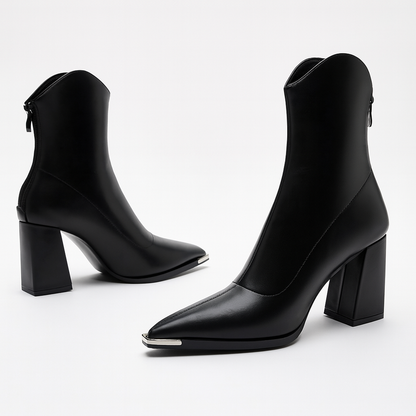 Bottines Femme Printemps Talon Pointu Élégantes