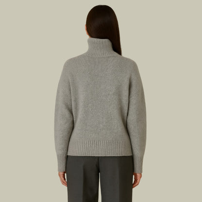 Pull Femme Col Rond en Laine Mérinos Douce