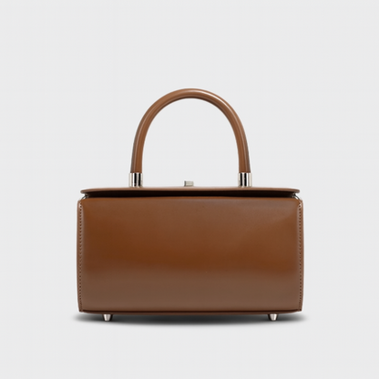 Sac à main femme chic en cuir avec poignée et fermeture éclair