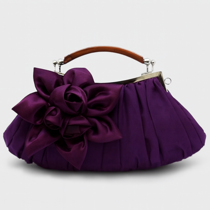 Sac à Main En Cuir Floral avec Poignée