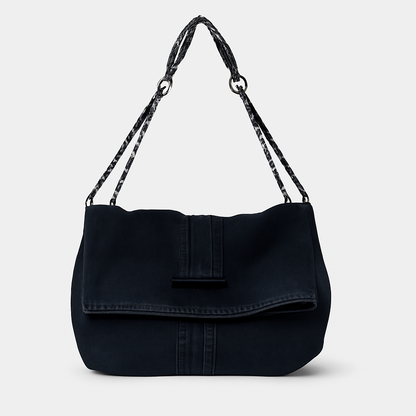 Sac à épaule en cuir robuste avec bretelle ajustable