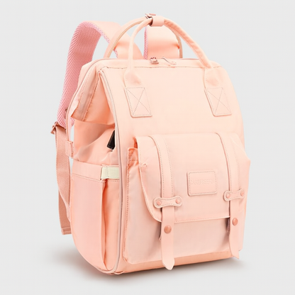 Sac à Dos Féminin Grand Volume avec Poches Zippées et Sangles Réglables