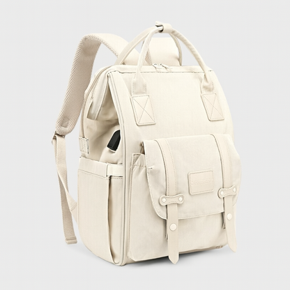 Sac à Dos Féminin Grand Volume avec Poches Zippées et Sangles Réglables