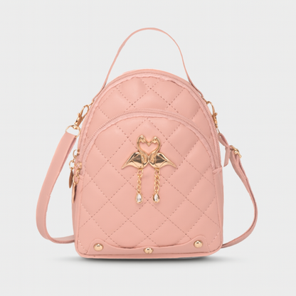 Sac à Dos Femme Petit avec Poches Fermées et Bretelles Ajustables
