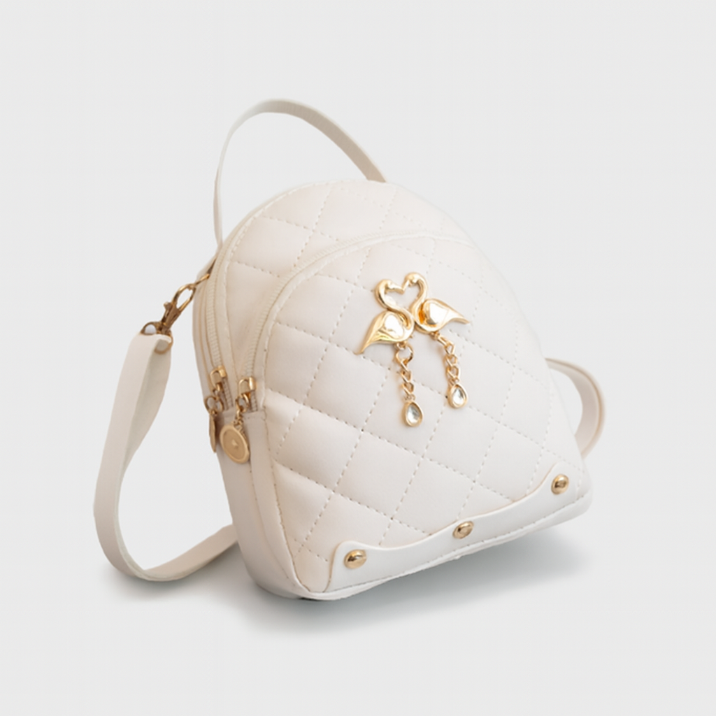 Sac à Dos Femme Petit avec Poches Fermées et Bretelles Ajustables