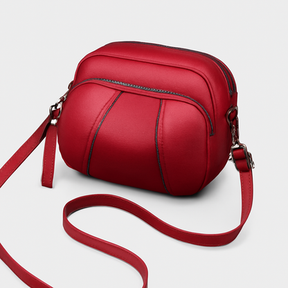 Sac à Épaule Femme avec Poches Zippées et Bretelles Réglables - PanierRoyale