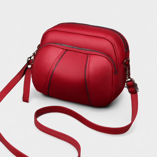 Sac à Épaule Femme avec Poches Zippées et Bretelles Réglables - PanierRoyale