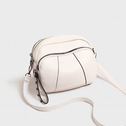 Sac à Épaule Femme avec Poches Zippées et Bretelles Réglables