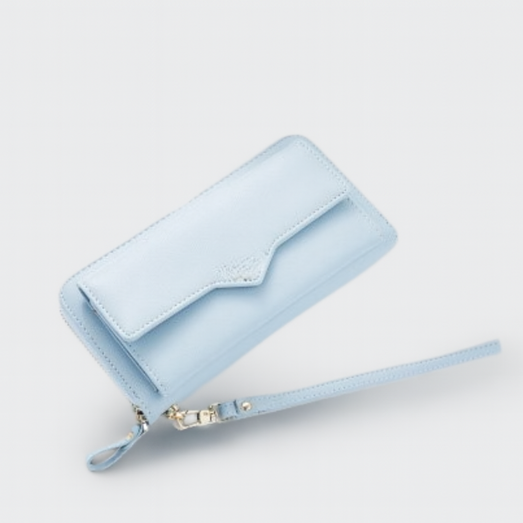 Portefeuille Femme Élégant avec Fermeture Éclair et Poches Intérieures