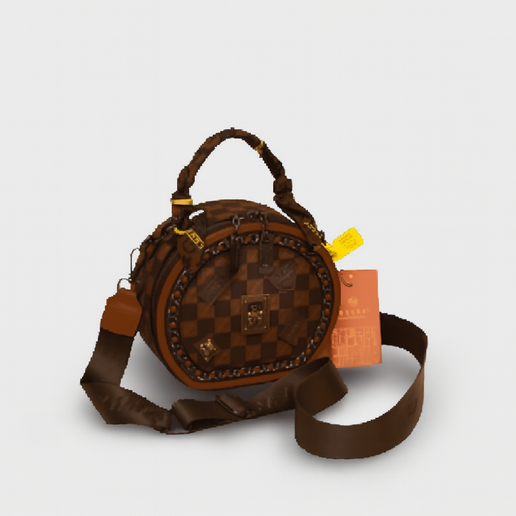 Sac À Main Femme Élégant avec Poignée et Poches Zippées