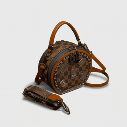 Sac À Main Femme Élégant avec Poignée et Poches Zippées