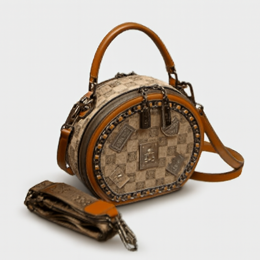 Sac À Main Femme Élégant avec Poignée et Poches Zippées - PanierRoyale