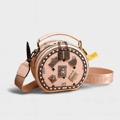 Sac À Main Femme Élégant avec Poignée et Poches Zippées