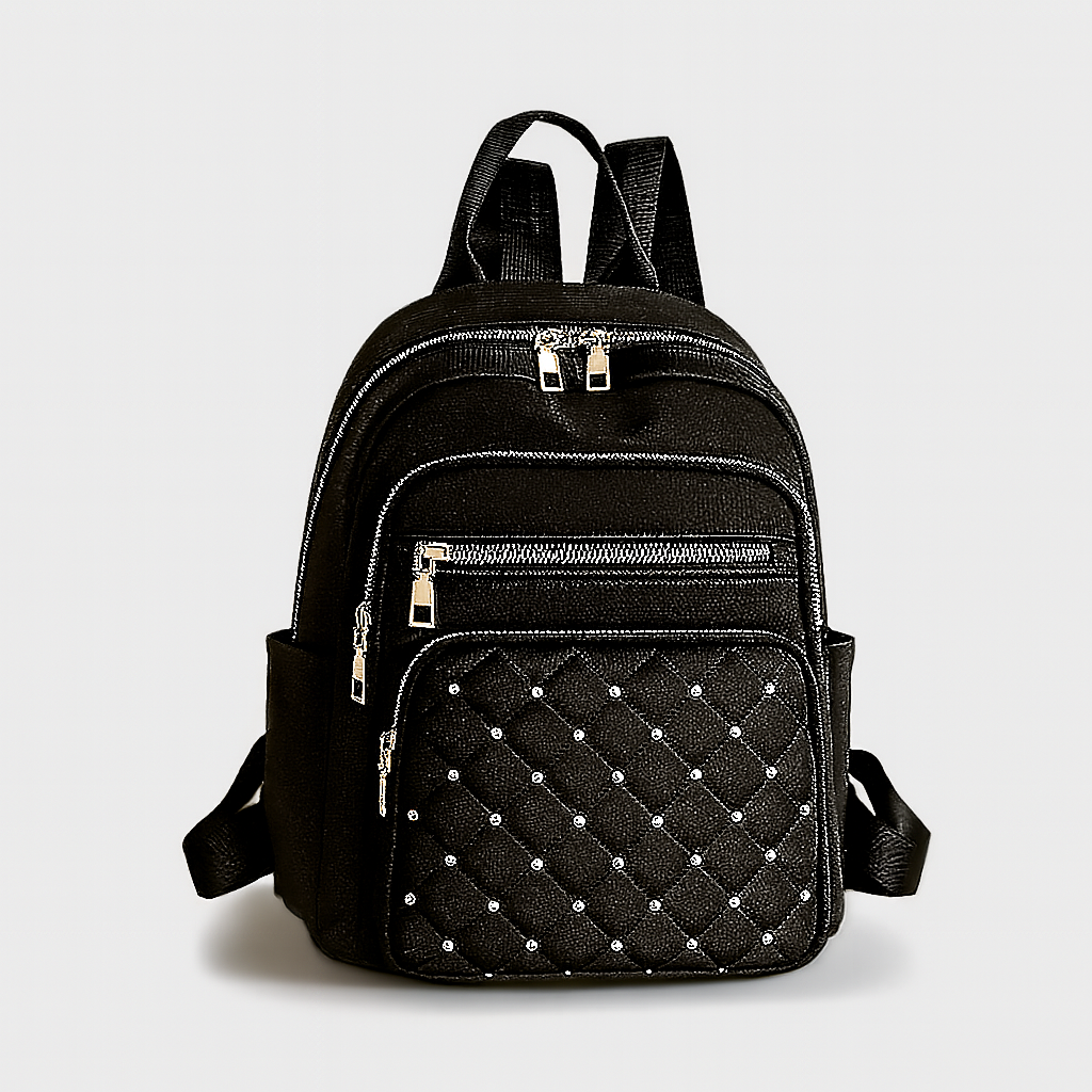 Sac à Dos Féminin avec Poche Avant et Bretelles Réglables