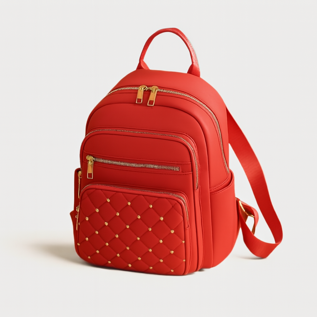 Sac à Dos Féminin avec Poche Avant et Bretelles Réglables