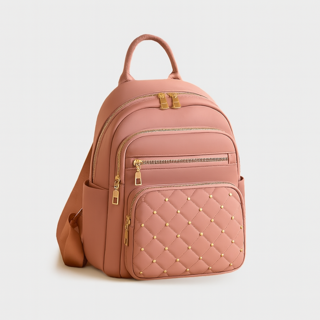 Sac à Dos Féminin avec Poche Avant et Bretelles Réglables