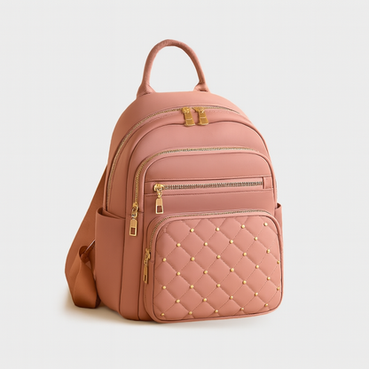 Sac à Dos Féminin avec Poche Avant et Bretelles Réglables