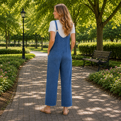 Ensemble Femme Combinaison Ample Jambes Larges et T-shirt Confortable