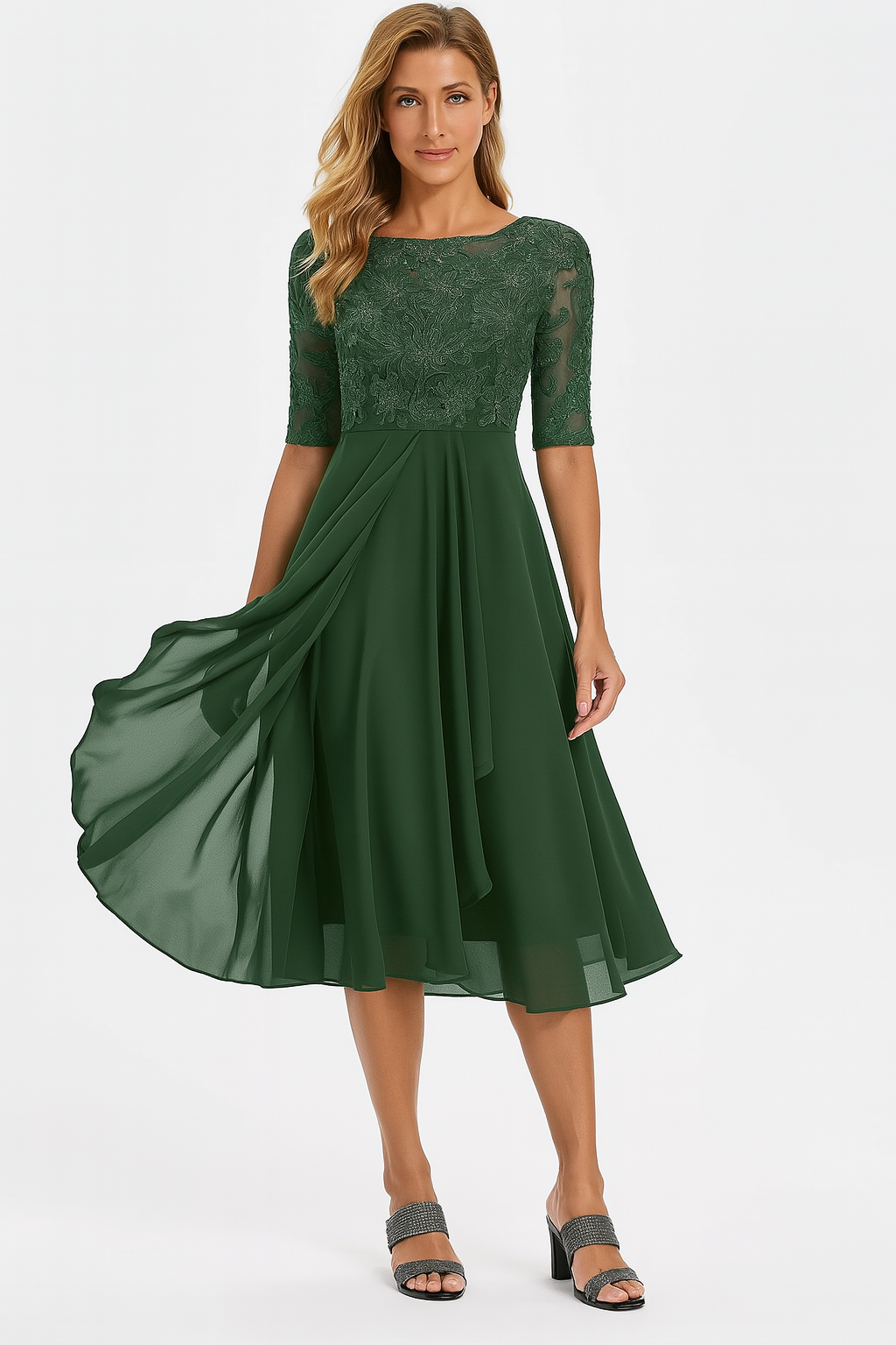 Robe Été Courte en A Ligne pour Femme