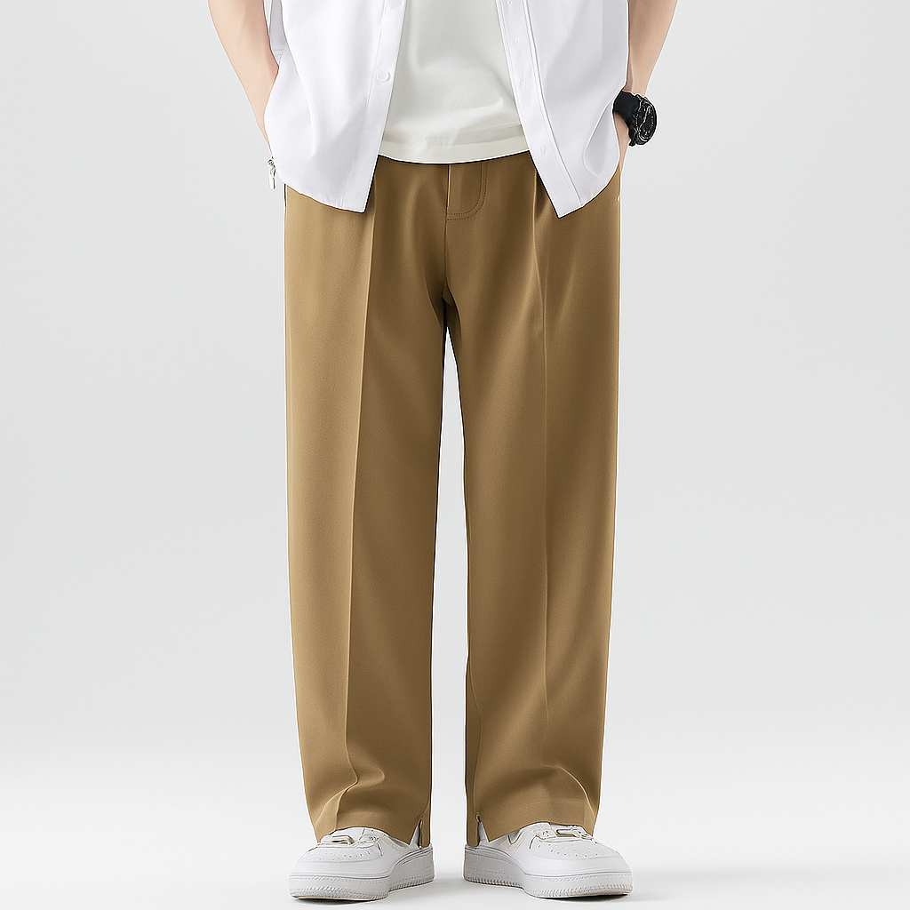 Pantalon Homme Lin Été Élastique et Léger - PanierRoyale
