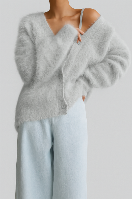 Cardigan Femme Cachemire Doux et Chaud Hiver - PanierRoyale