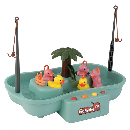 Jeu de pêche enfant coloré avec poissons et accessoires de pêche - PanierRoyale