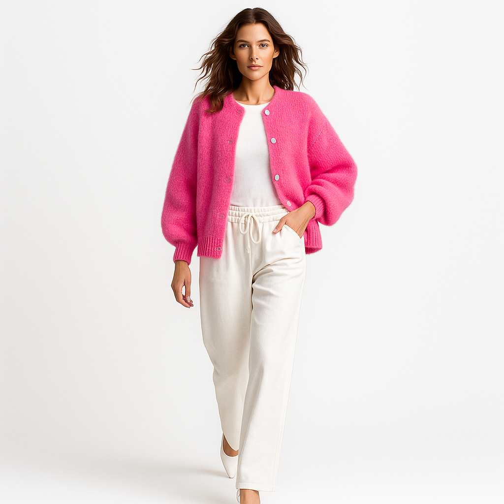 Cardigan Femme Doux et Décontracté