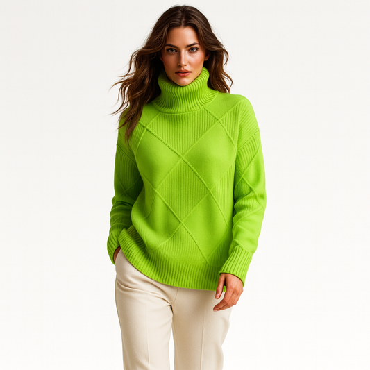 Pull Femme Col Rond Doux et Chaude pour Hiver - PanierRoyale