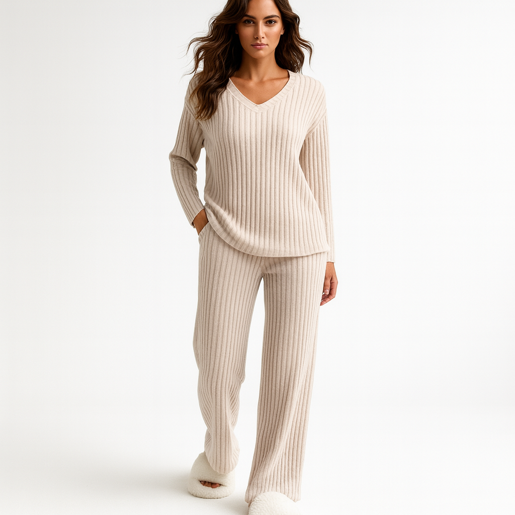 Ensemble femme décontracté molletonné doux - PanierRoyale